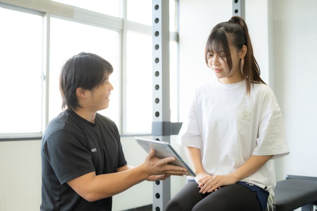 カウンセリングを受けている様子