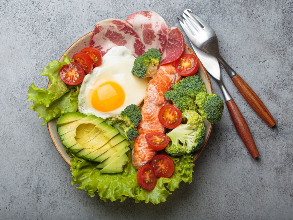 健康的な食事を表す画像